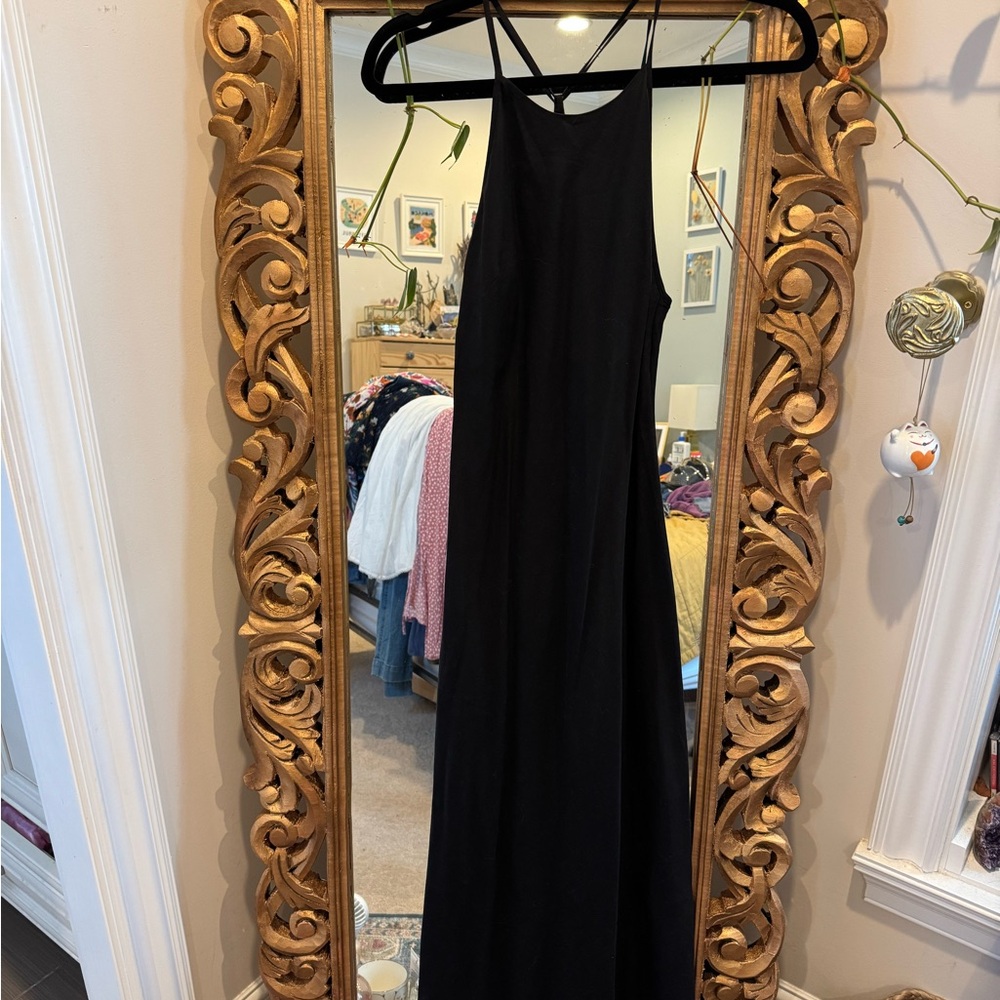 & other stories Black Backless Dress